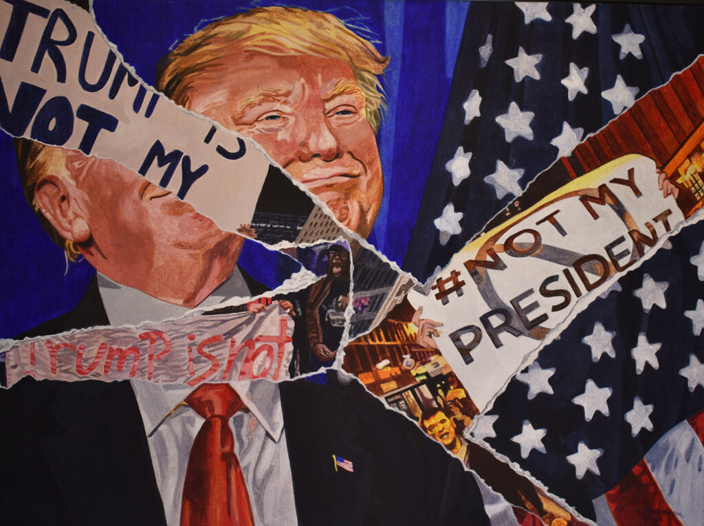 Image from "Not Normal: Art in the Age of Trump", Second Edition, a new book by Karen M. Gutfreund